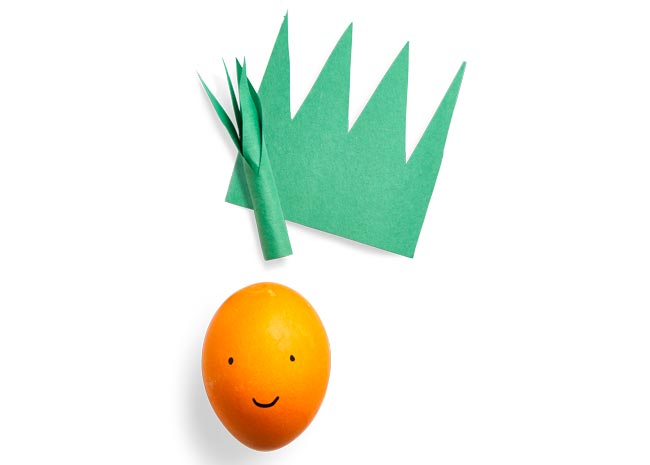 orange easter egg