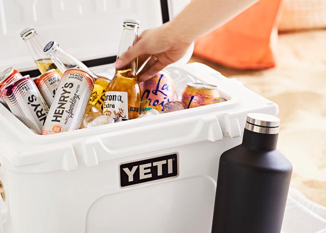 white yeti cooler