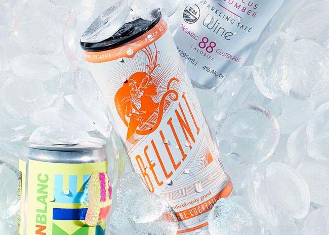bellini canned wine