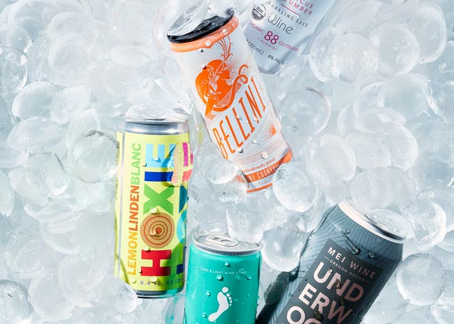 summer wines in a can