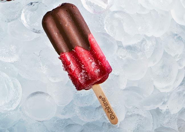 outside chocolate dipped popsicles