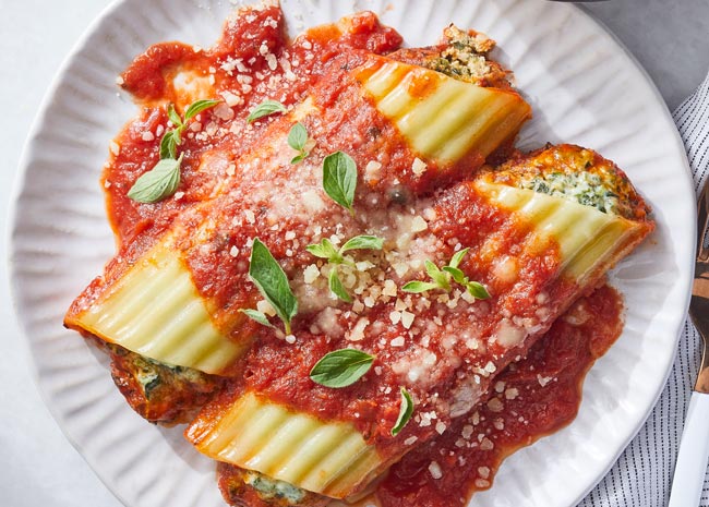 make-ahead manicotti