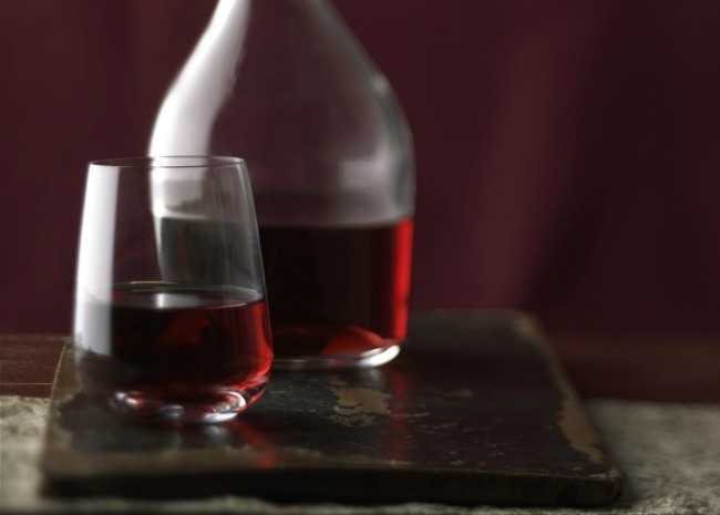 Grape Juice Into Wine - Red Wine and Carafe - LI Vineyard Tours® 