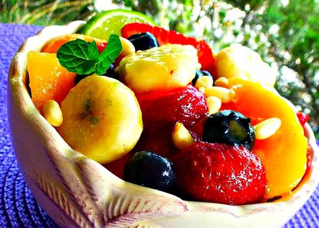 Honey Lime Fruit Salad