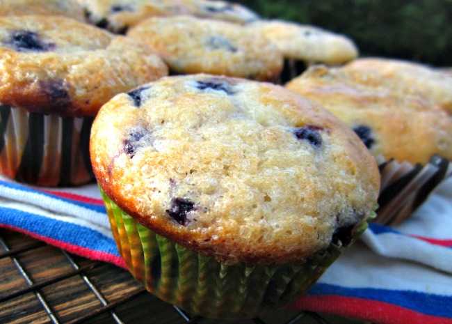 Blueberry Cream Muffins