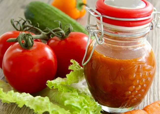 Geröstete Tomaten Balsamico Vinaigrette