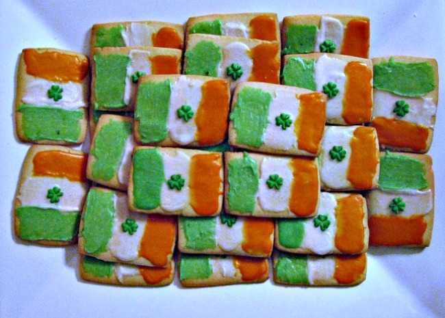 Irish Flag Cookies