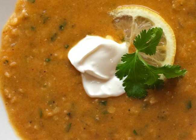 Lentil Soup with Lemon