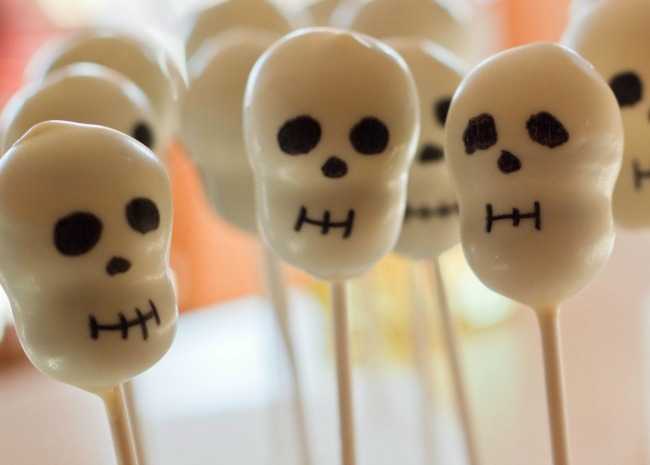 Cake Balls Skulls
