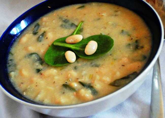 Creamy Italian White Bean Soup