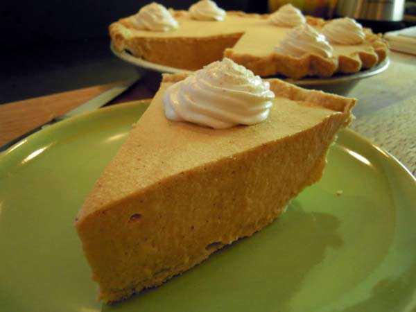Pumpkin Bavarian Cream Tart