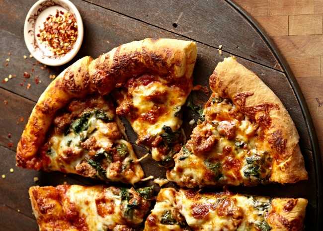 Spinach Artichoke Pizza