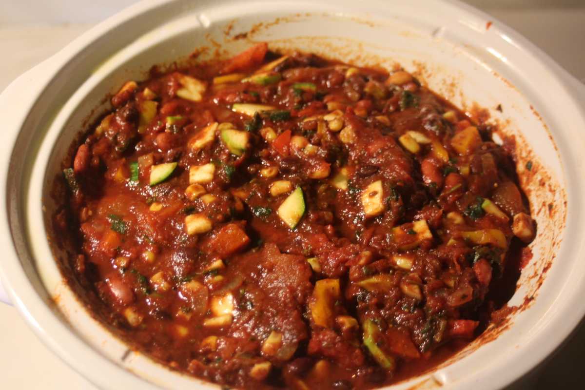 Hearty Vegan Slow Cooker Chili