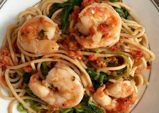 9 Best Quick And Easy Shrimp And Pasta Recipes Allrecipes 4485658 Fresh Tomato Shrimp Pasta Photo By Christine Ai Tran