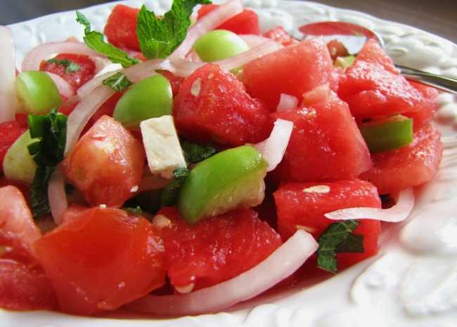 15 Of Our Best Fresh Tomato Recipes Allrecipes   656545 Watermelon And Tomato Salad Photo By Dianne Resize 